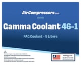 Thumbnail of Gamma Coolant 46 5 liters PAG air compressor oil product label